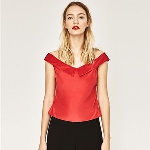 Zara off shoulder top